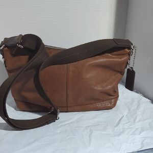Coach Brown Leather Shoulder Bag